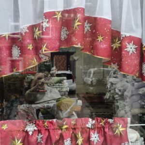 Boże narodzenie komplet czerwony z gwiazdkami