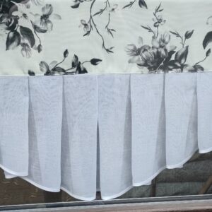 Zazdroska z zakładkami -biało-czarna