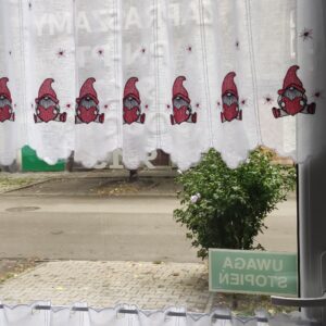 Boze narodzenie  zazdroska  skrzat czerwony wysokość 40 cm