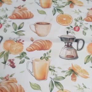 Tkanina dekoracyjna rogaliki